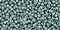 Toho 11/0 Round Japanese Seed Bead, TR11-565PF, Galvanized Grey Blue PermaFinish